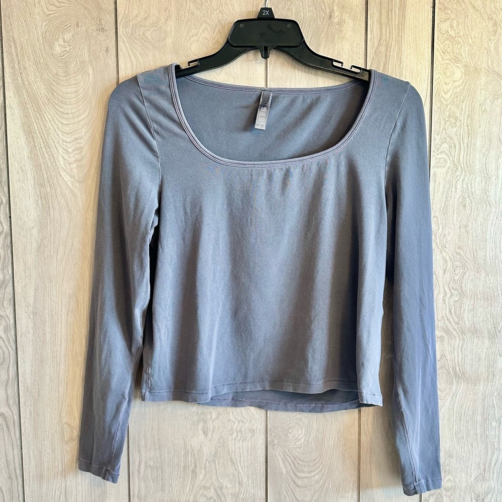 Skims Vintage Scoop Neck Long Sleeve